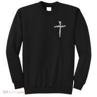 Need Prayer Tap My Shoulder Matthew 18:20 Sweatshirt thumb 0
