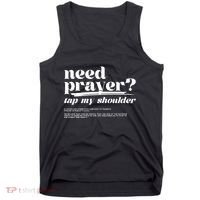 Need Prayer Tap My Shoulder Need Prayer Tap My Shoulder Tank Top thumb 0