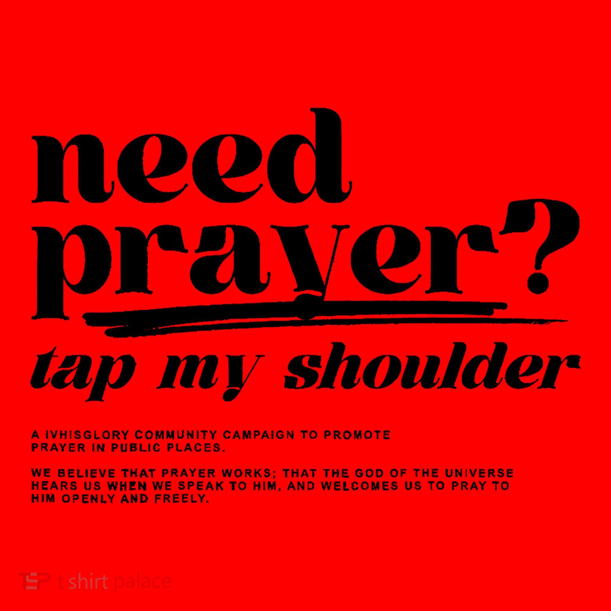 Need Prayer Tap My Shoulder Need Prayer Tap My Shoulder Santa Hat
