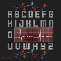 Nurse Pqrst Ugly Christmas Sweater Style Alphabet Abc Meaningful Gift Beanie thumb 2