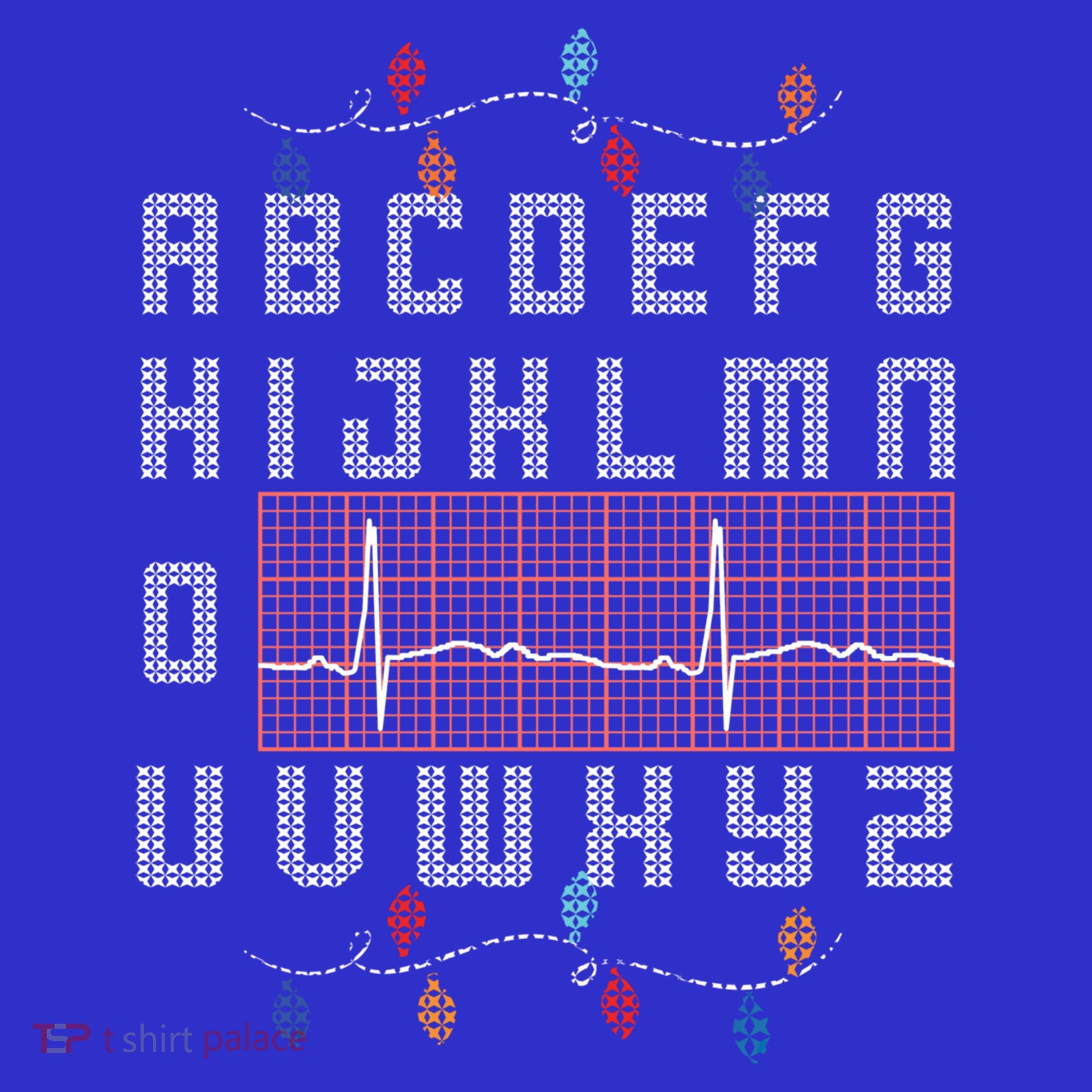 Nurse Pqrst Ugly Christmas Sweater Style Alphabet Abc Meaningful Gift Sweatshirt