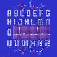 Nurse Pqrst Ugly Christmas Sweater Style Alphabet Abc Meaningful Gift Baby Bodysuit thumb 2