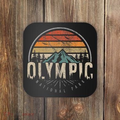 National Park Us Vintage Coaster