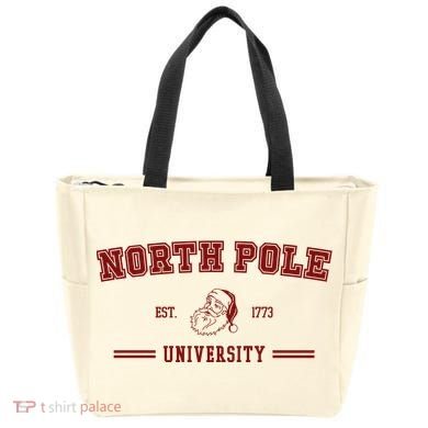 North Pole University Est 1773 Christmas Tote Bag