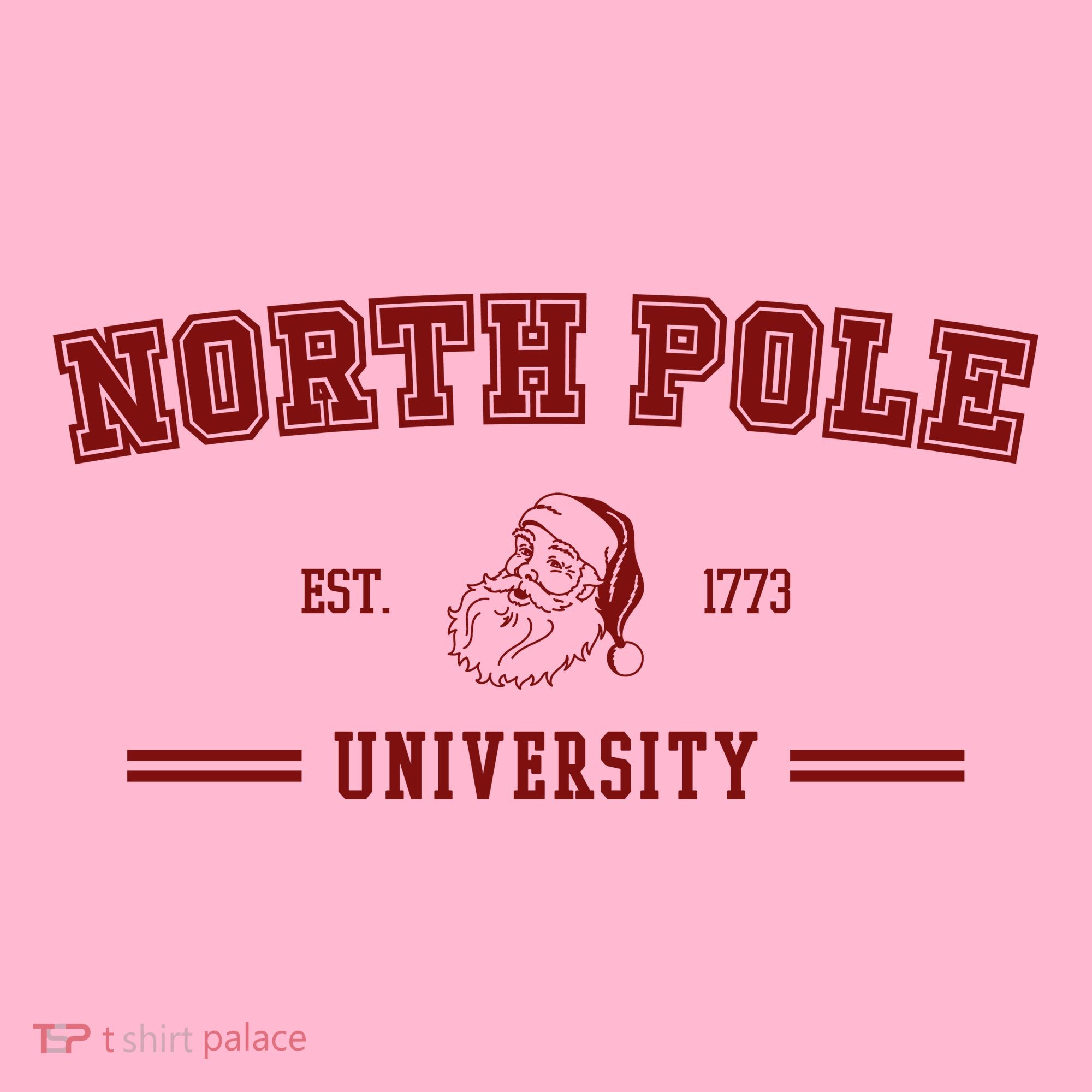 North Pole University Est 1773 Christmas Coaster