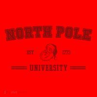 North Pole University Est 1773 Christmas Santa Hat thumb 1