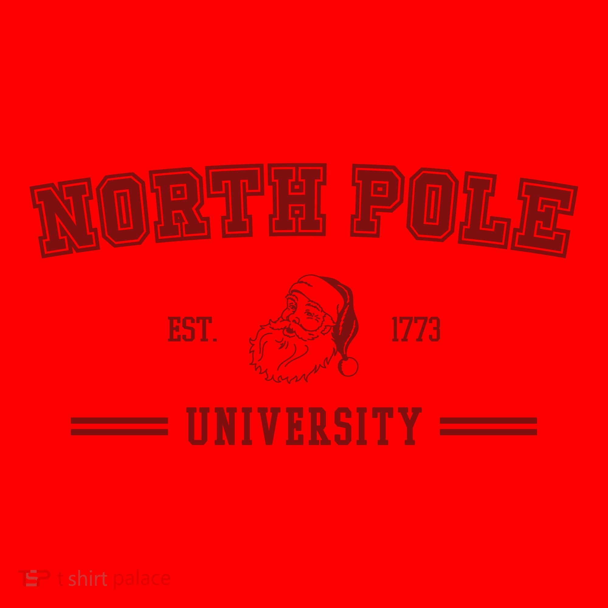 North Pole University Est 1773 Christmas Santa Hat