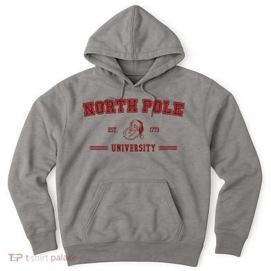 North Pole University Est 1773 Christmas Hoodie