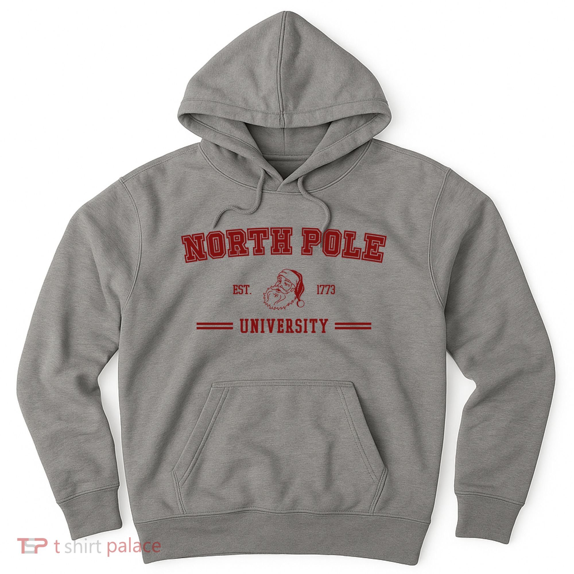 North Pole University Est 1773 Christmas Hoodie