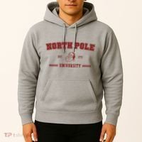 North Pole University Est 1773 Christmas Hoodie thumb 2
