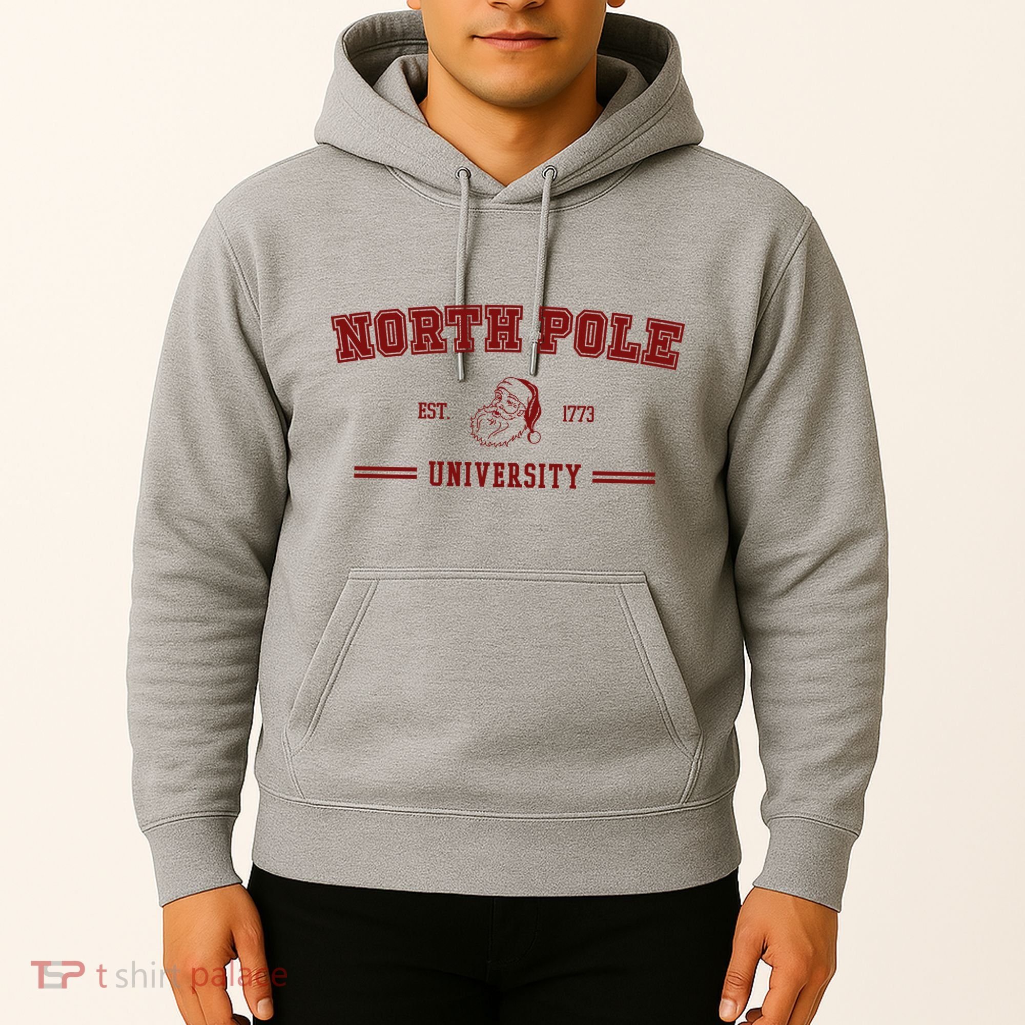 North Pole University Est 1773 Christmas Hoodie