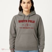 North Pole University Est 1773 Christmas Hoodie thumb 5
