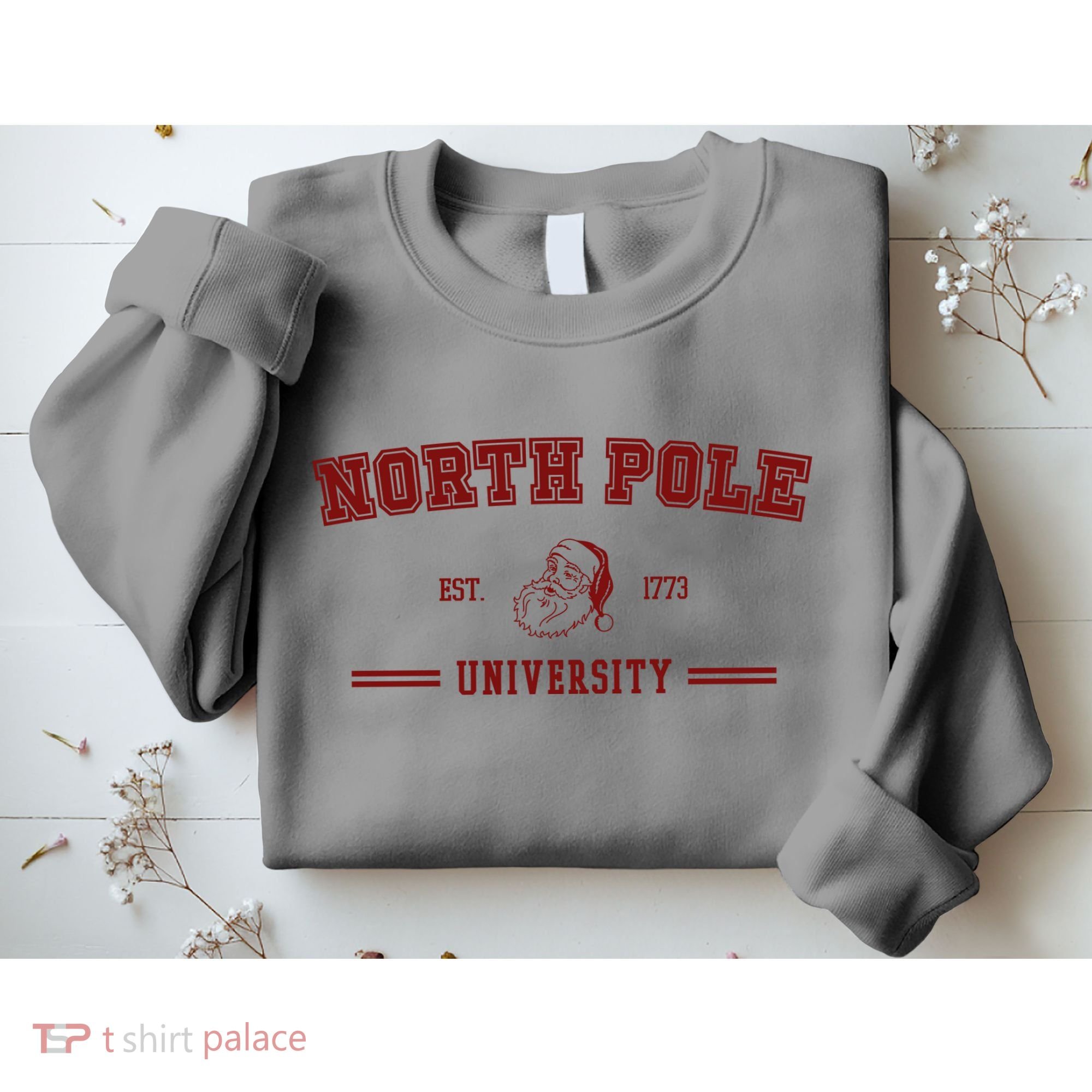 North Pole University Est 1773 Christmas Sweatshirt
