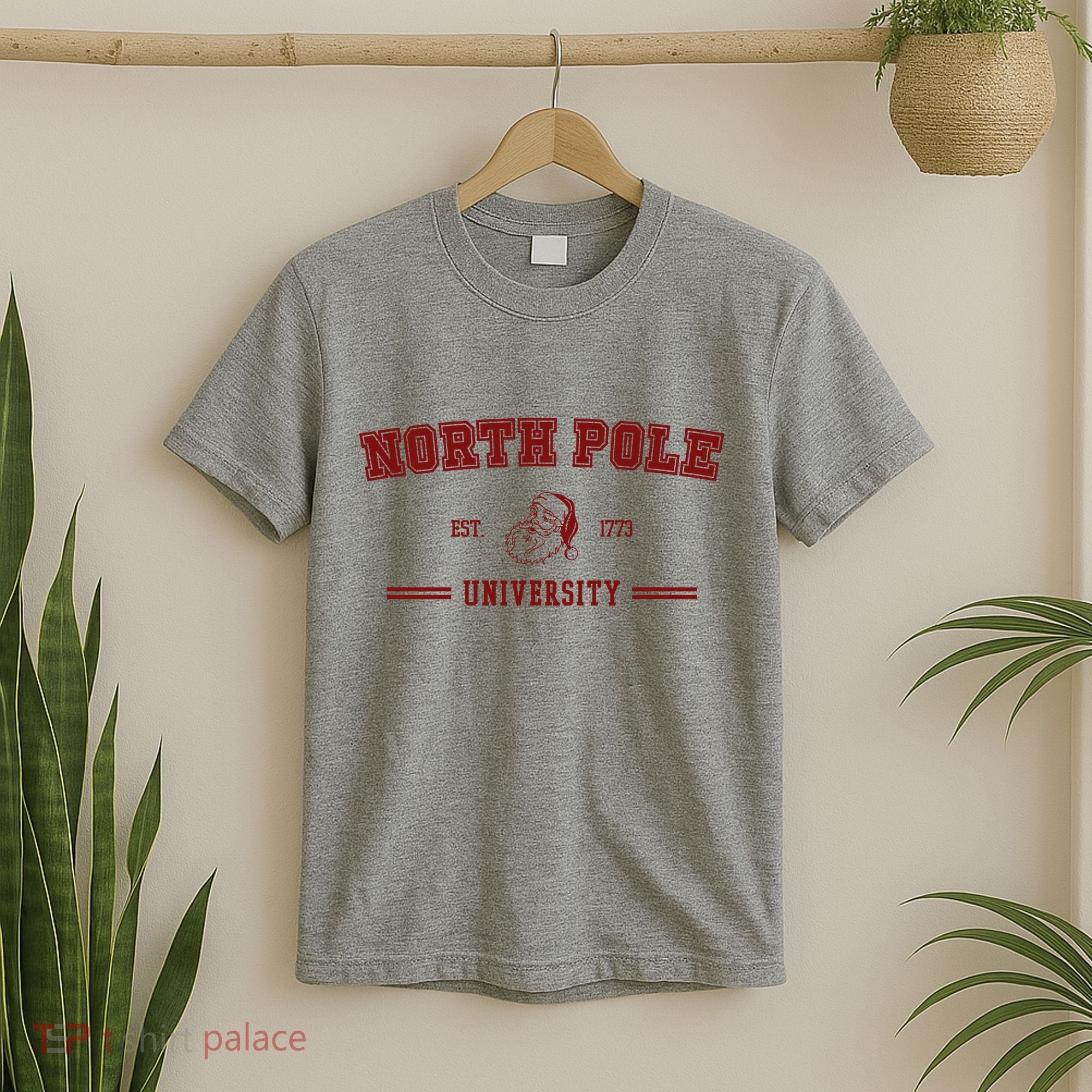 North Pole University Est 1773 Christmas T-Shirt