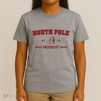 North Pole University Est 1773 Christmas T-Shirt thumb 4