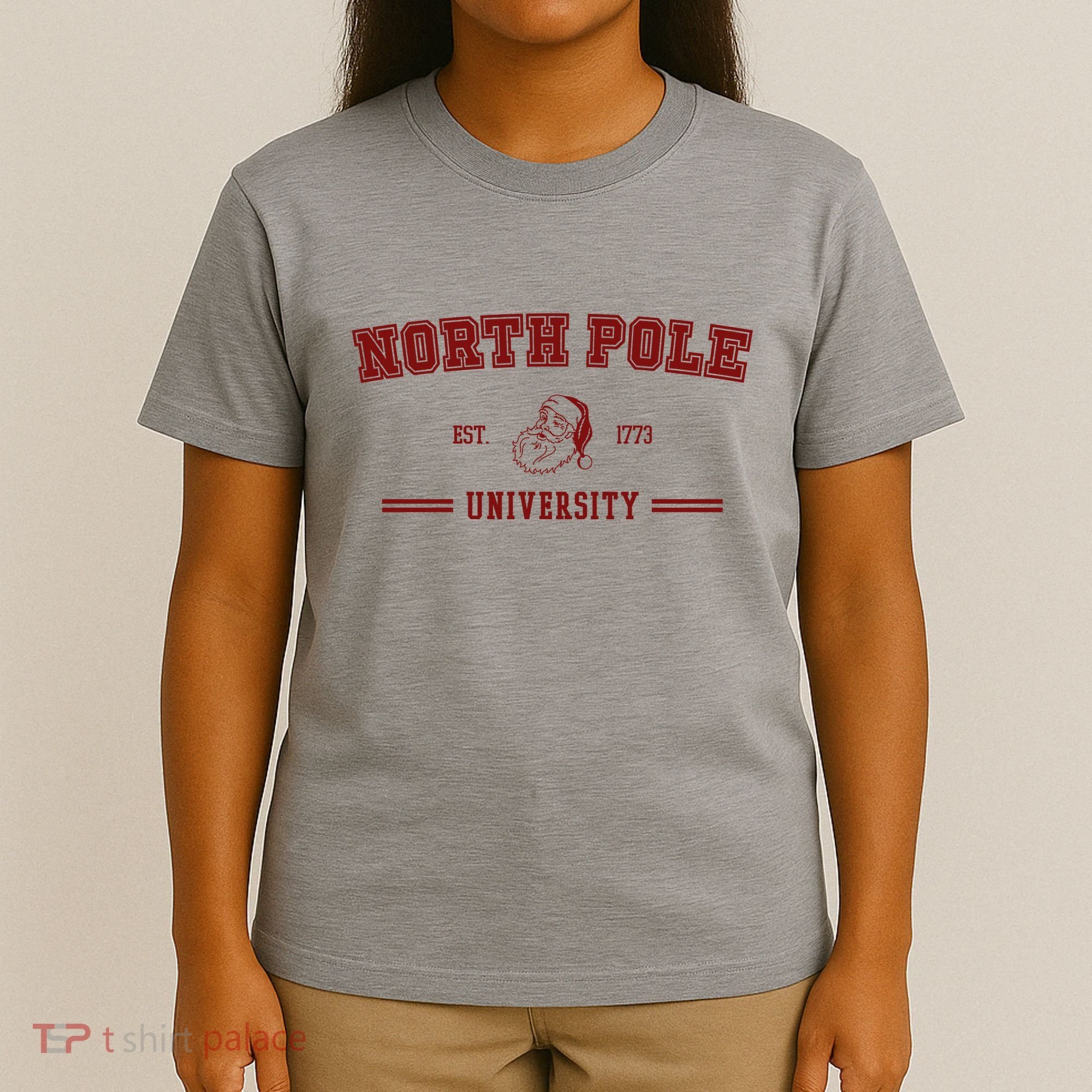 North Pole University Est 1773 Christmas T-Shirt