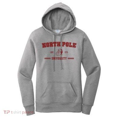 North Pole University Est 1773 Christmas Women's Hoodie