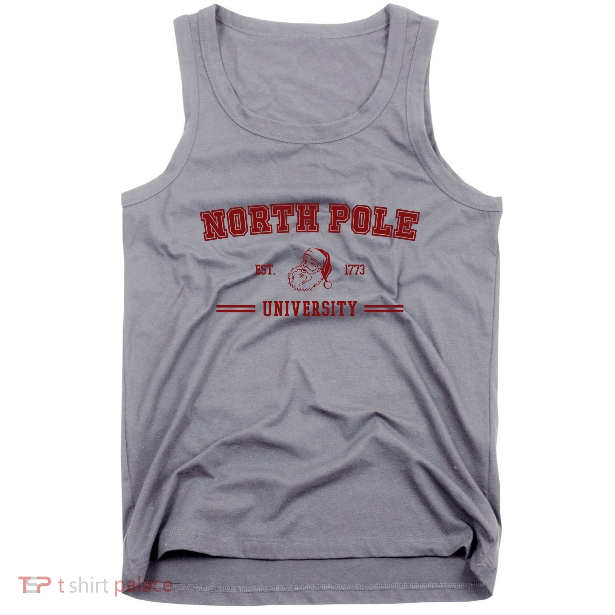 North Pole University Est 1773 Christmas Tank Top