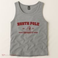 North Pole University Est 1773 Christmas Tank Top thumb 2