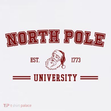 North Pole University Est 1773 Christmas Comfort Colors Heavyweight Long Sleeve T-Shirt