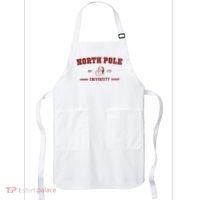 North Pole University Est 1773 Christmas Apron thumb 0