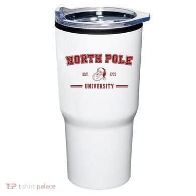 North Pole University Est 1773 Christmas Tumbler