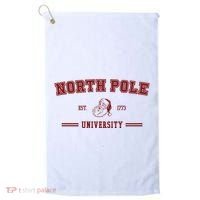 North Pole University Est 1773 Christmas Golf Towel thumb 0