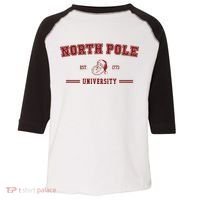 North Pole University Est 1773 Christmas Toddler Fine Jersey T-Shirt thumb 0