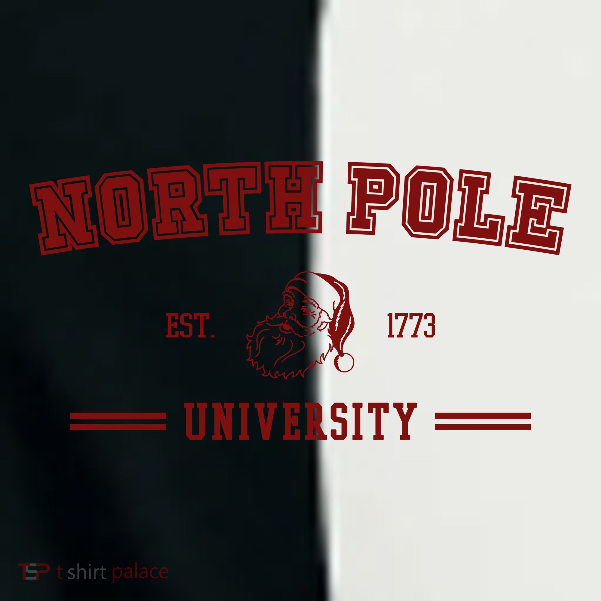 North Pole University Est 1773 Christmas Toddler Fine Jersey T-Shirt