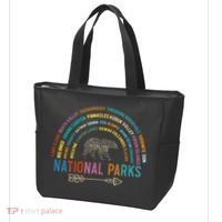 National Parks USA List Word Cloud Bear Camping Tote Bag thumb 3