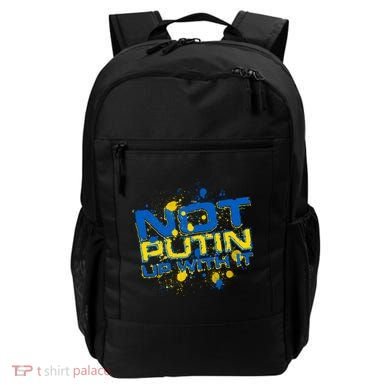 Not Putin Up With It Ukraine Backpack