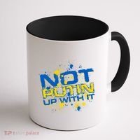 Not Putin Up With It Ukraine Coffee Mug thumb 1