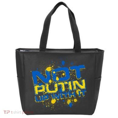 Not Putin Up With It Ukraine Tote Bag