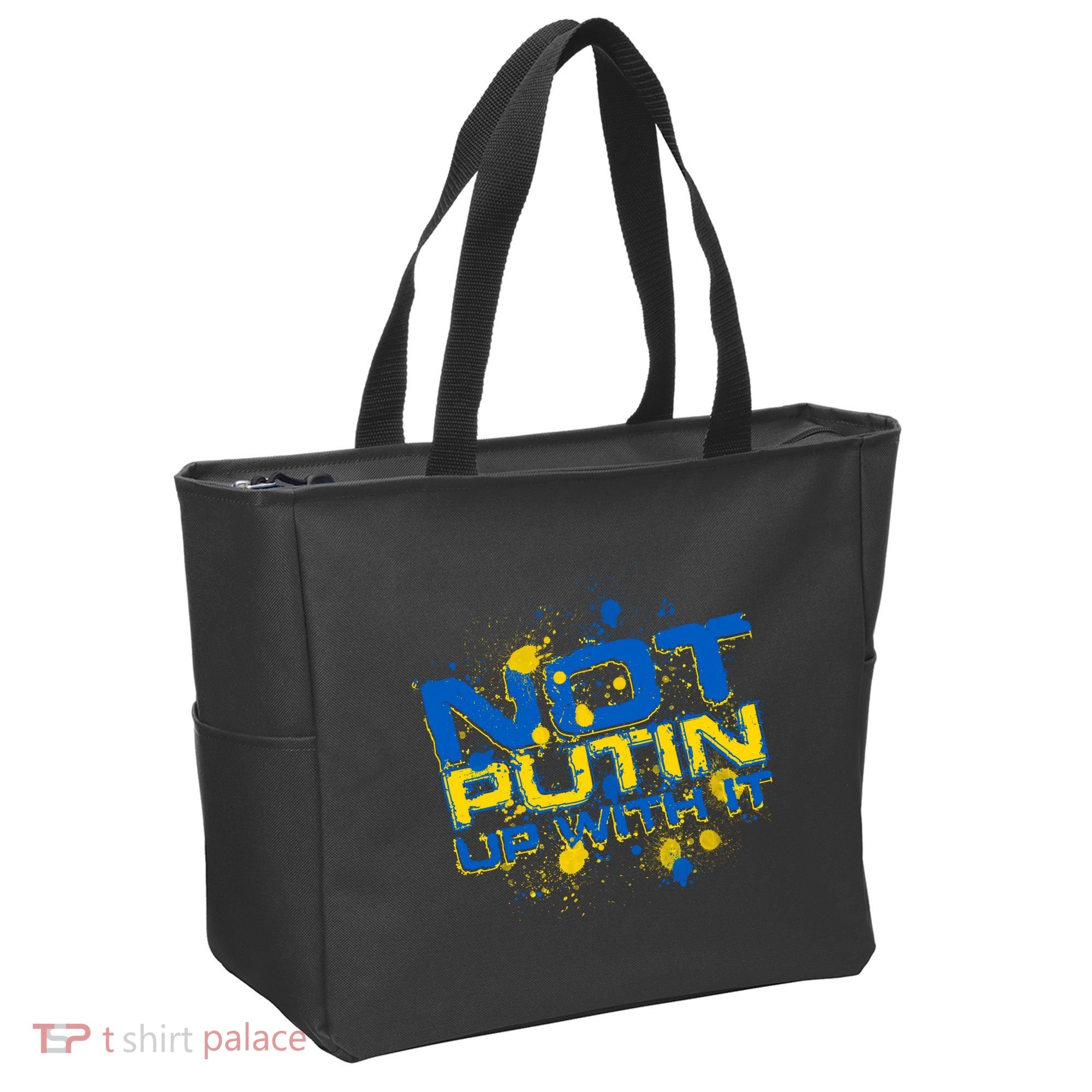 Not Putin Up With It Ukraine Tote Bag