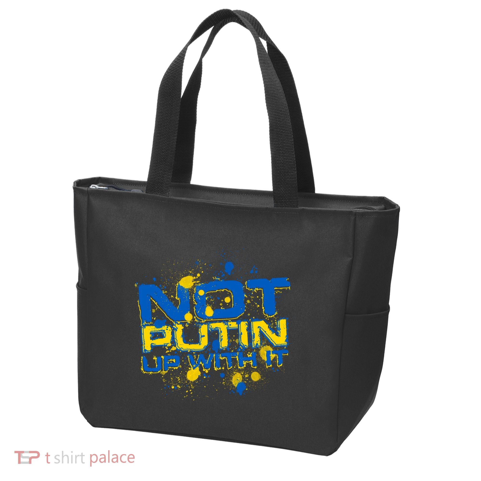 Not Putin Up With It Ukraine Tote Bag