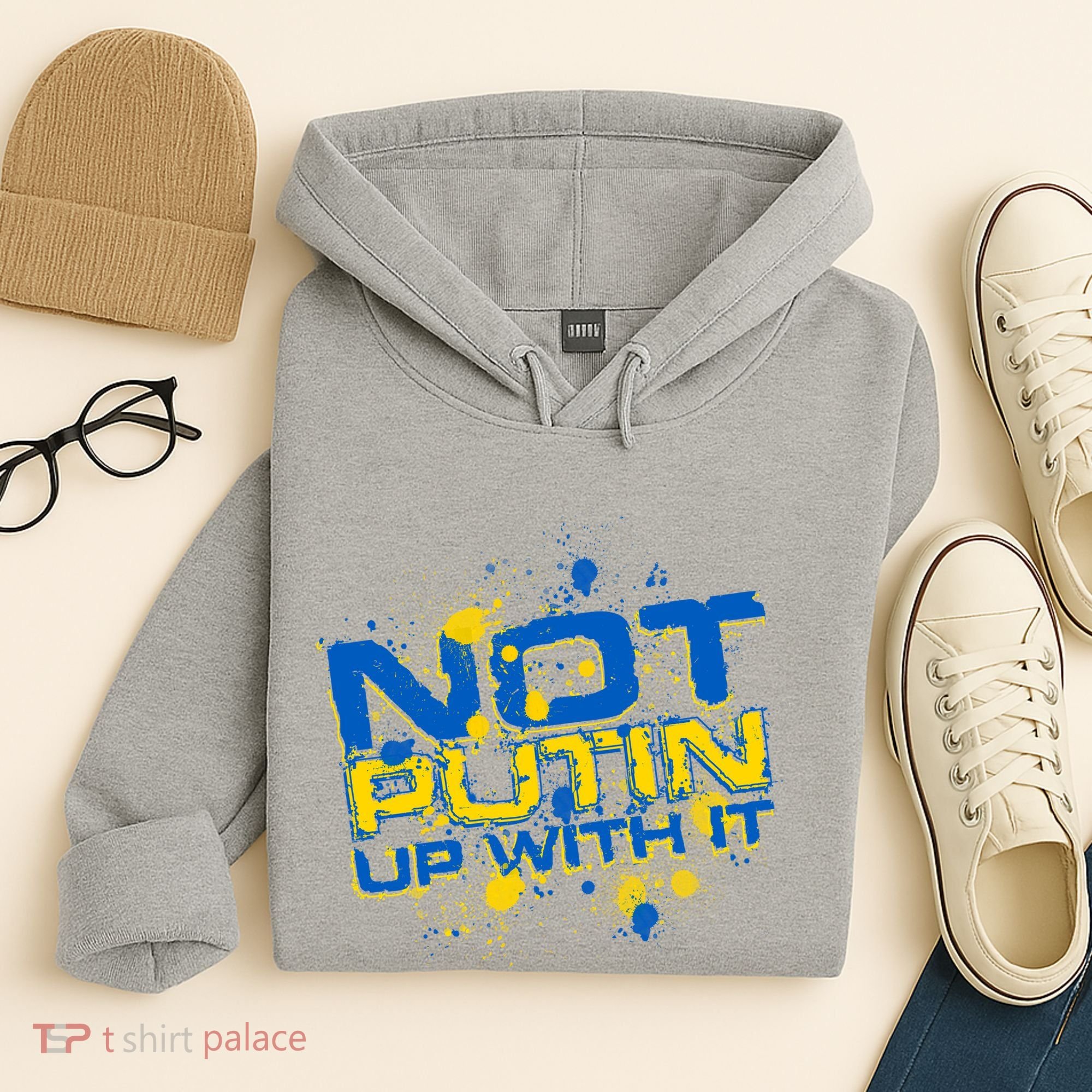 Not Putin Up With It Ukraine Hoodie