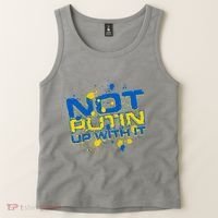 Not Putin Up With It Ukraine Tank Top thumb 2