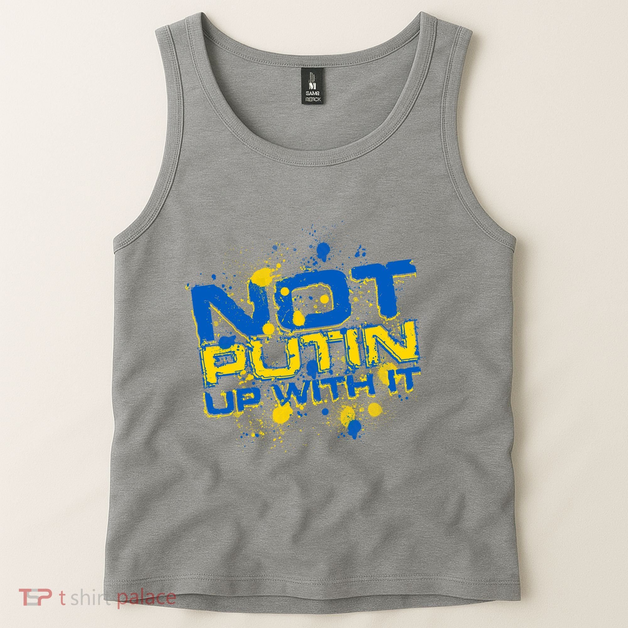 Not Putin Up With It Ukraine Tank Top