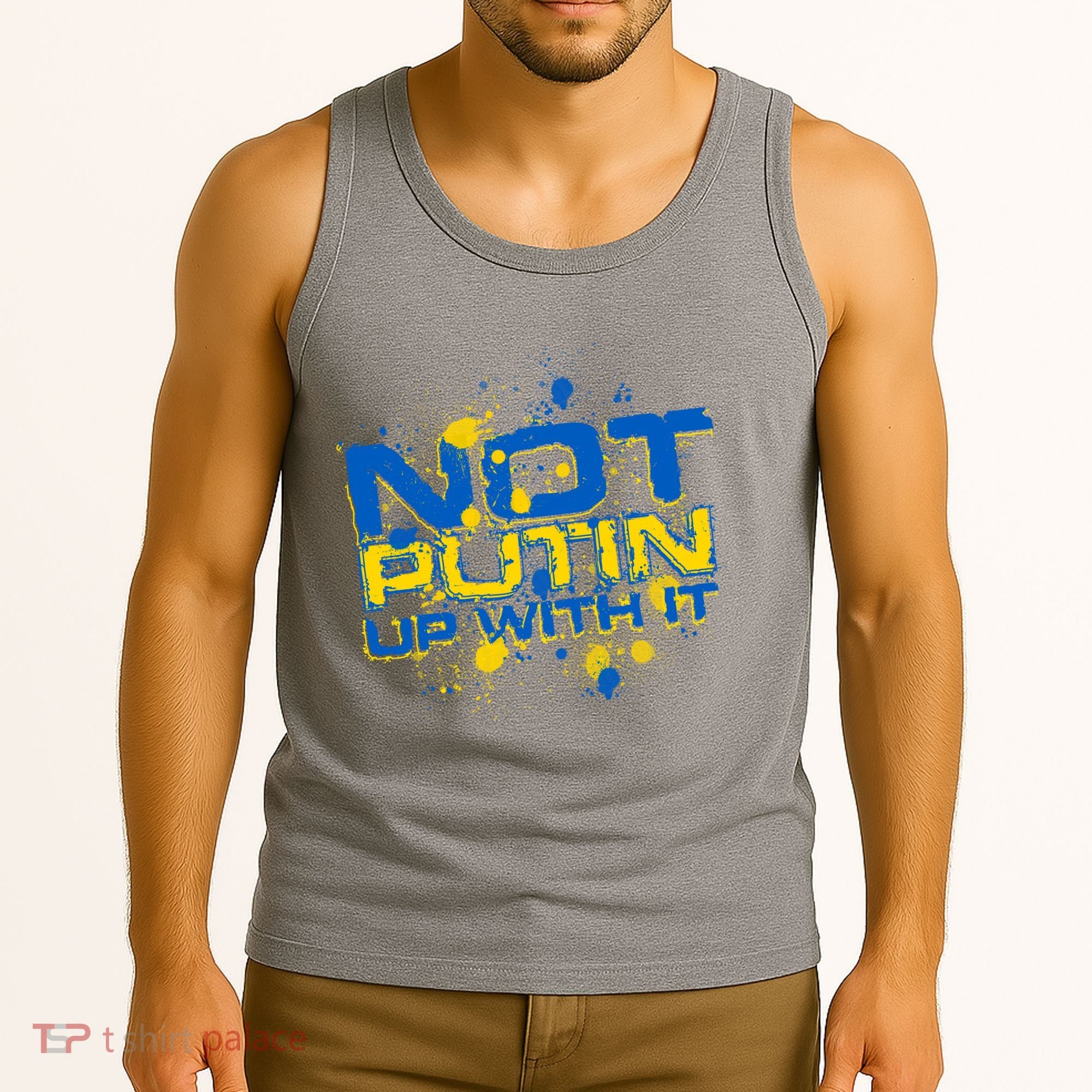 Not Putin Up With It Ukraine Tank Top