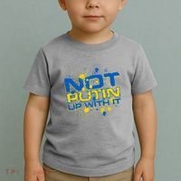 Not Putin Up With It Ukraine Toddler T-Shirt thumb 2