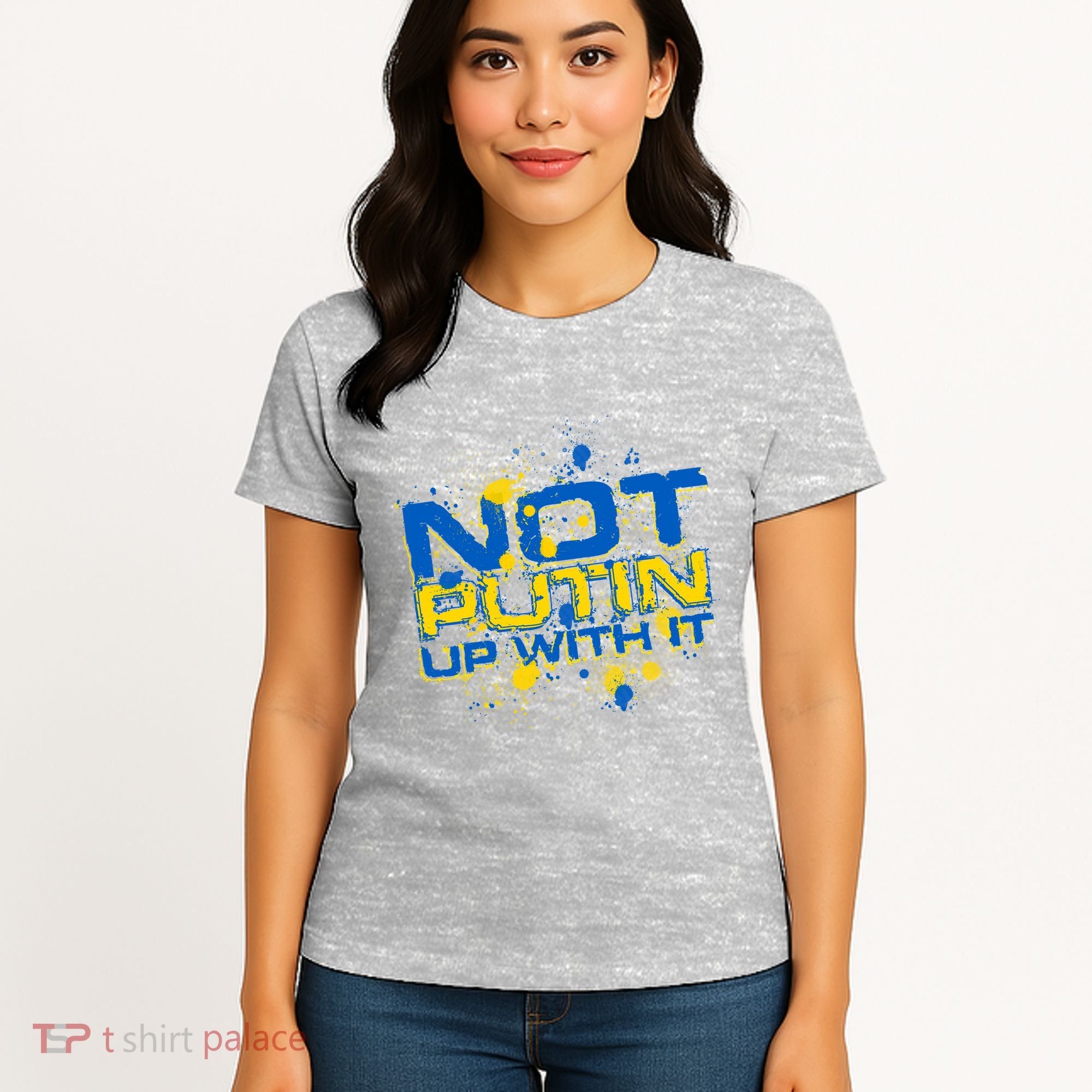 Not Putin Up With It Ukraine Women's T-Shirt