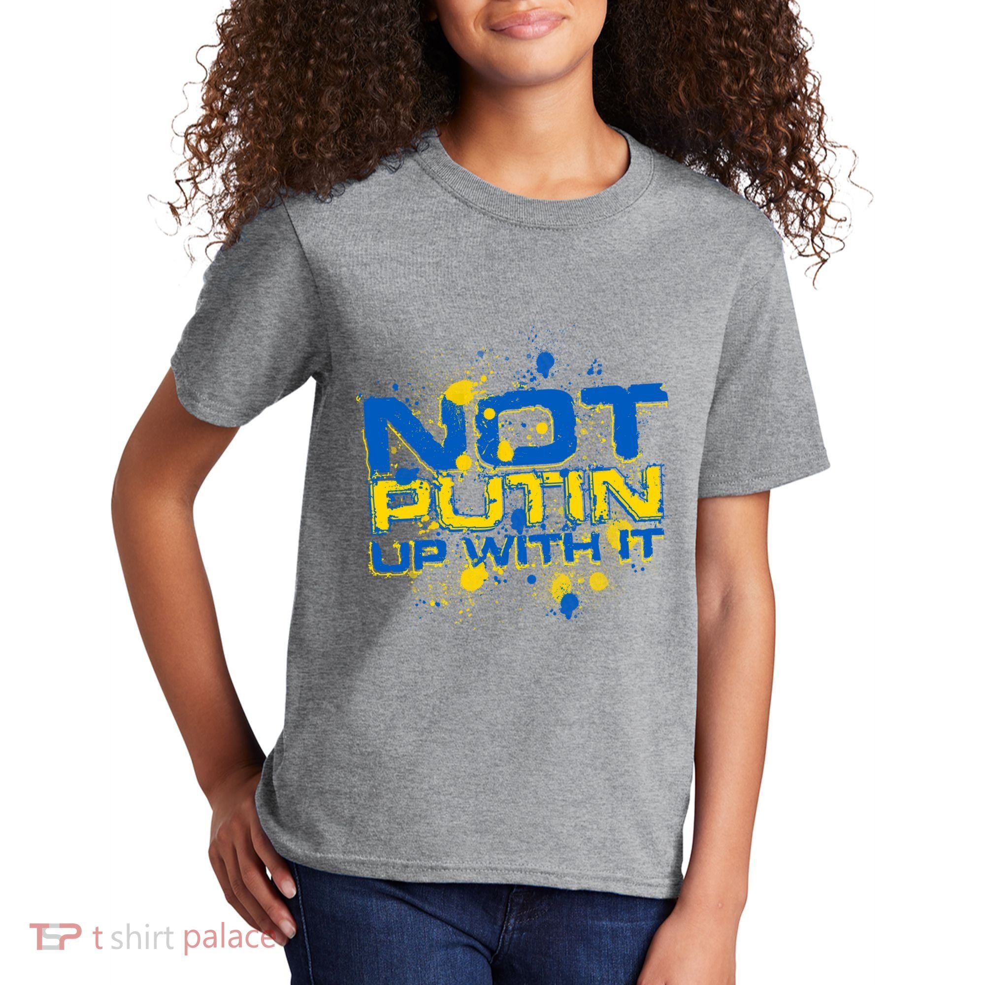 Not Putin Up With It Ukraine Kids T-Shirt