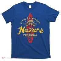 Nazare Portugal Vintage Surfing Gift T-Shirt thumb 0