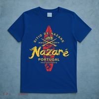 Nazare Portugal Vintage Surfing Gift T-Shirt thumb 5