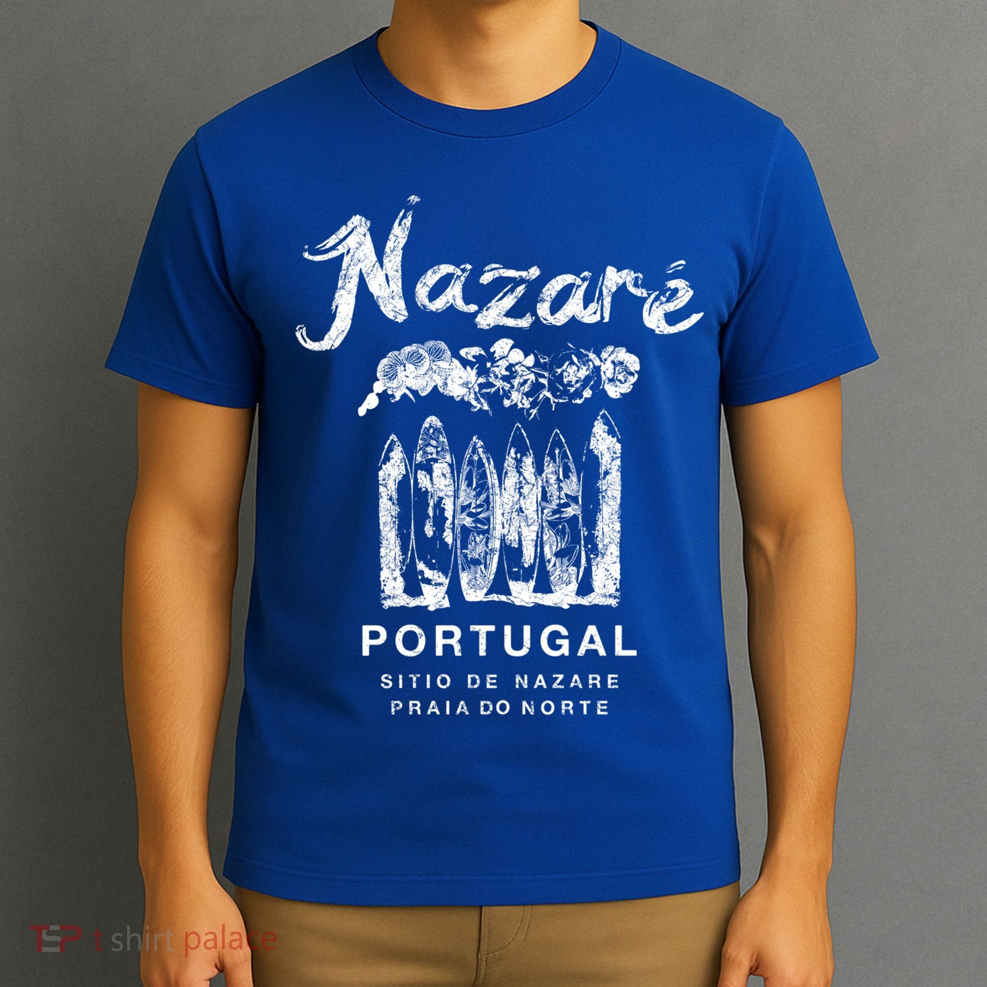 Nazare Portugal Vintage Surfing Meaningful Gift T-Shirt