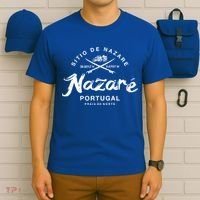 Nazare Portugal Vintage Surfing Gift T-Shirt thumb 6
