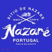 Nazare Portugal Vintage Surfing Gift T-Shirt thumb 7