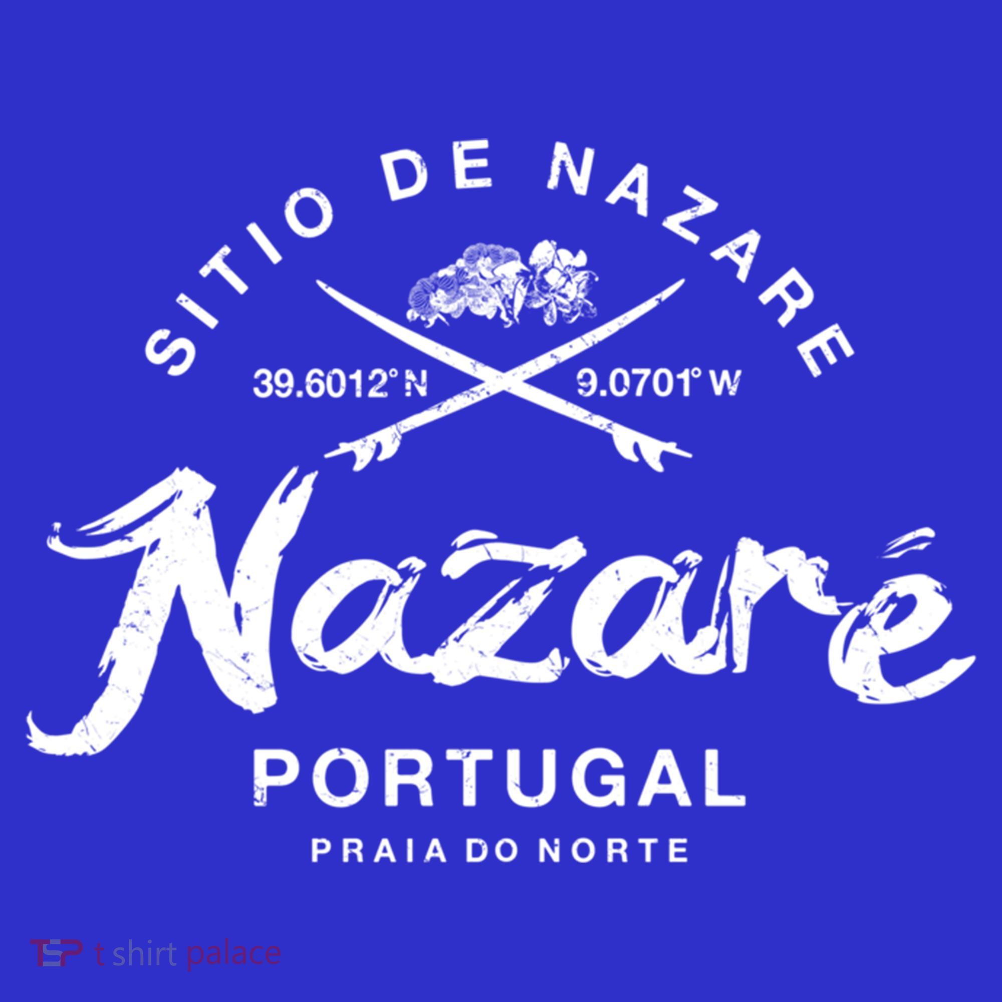 Nazare Portugal Vintage Surfing Gift T-Shirt