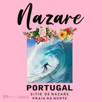 Nazare Portugal Vintage Surfing Cute Gift T-Shirt thumb 7