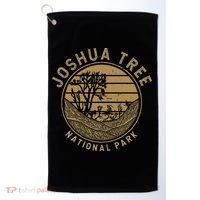 National Park Vacation Joshua Tree Golf Towel thumb 0